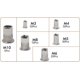 thumbnail image 4 of Paquete de 165 tuercas de remache de acero inoxidable, herramienta de tuerca con cabeza roscada plana, kit surtido de tapas de tuercas M3 M4 M5 M6 M8 M10, accesorio de herramienta de reparac, 4 of 5