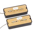 thumbnail image 2 of Paquete de 2 s de guitarra eléctrica barra de jabón P90 s de puente de mástil, color negro Yuyangstore Pastillas de guitarra de barra de jabón, 2 of 8