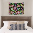 thumbnail image 4 of Kdxio Vector Mexican Otomi Style Bright Wall Hanging Tapestries Banner For Bedroom College Dorm Home Living Room Party Decor 29X37 In, 4 of 8