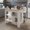 White+Light Brown, variant on Dtwnek Kitchen Island with Open Storage Shelf, White Gray