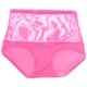 thumbnail image 3 of 1 Uds nueva ropa interior sin costuras de malla de encaje a la moda de cintura alta para mujer Sandía roja Salvador Calzoncillos, 3 of 10