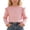 1-Pink153, variant on Kiijoy Toddler Girls Ruffle Long Sleeve T-Shirt Casual Cotton Crew Neck Blouse, Sizes 4-5