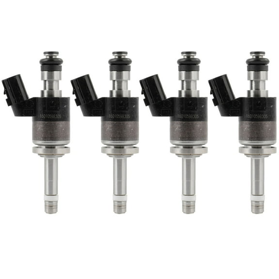 SCITOO 4PCS Fuel Injectors Replacement For 2018-2020 For Honda For Accord, For 2017-2020 For Honda For Civic, For 2017-2020 For Honda For CR-V OEM FJ1588, 0616059B305, 1601059B305 6 Holes