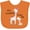 Orange, variant on Inktastic My Grandma Loves Me Giraffe Boys or Girls Baby Bib