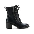 thumbnail image 2 of Sun + Stone Womens Sloanie Faux Leather Double Zipper Ankle Boots, 2 of 5