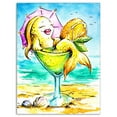 thumbnail image 2 of Design Art - Designart Gold Fish Enjoying Holidays on Beach, 2 of 3