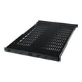 thumbnail image 1 of StarTech.com Étagère de Montage Ventilée pour Serveur 1U Réglable - 175 Lb - Plateau Universel de 19,5 à 38 Po de Profondeur pour Rack d'Équipement AV/ Réseau de 19 Pouces (ADJSHELF) - Étagère de Rack - Noir - 1U - 19 Pouces - pour P/N : CABSCRWS1224, RK1536BKF, RK1836BKF, RK3236bkb, RK4242BK24, RK4242BK30, 1 of 6