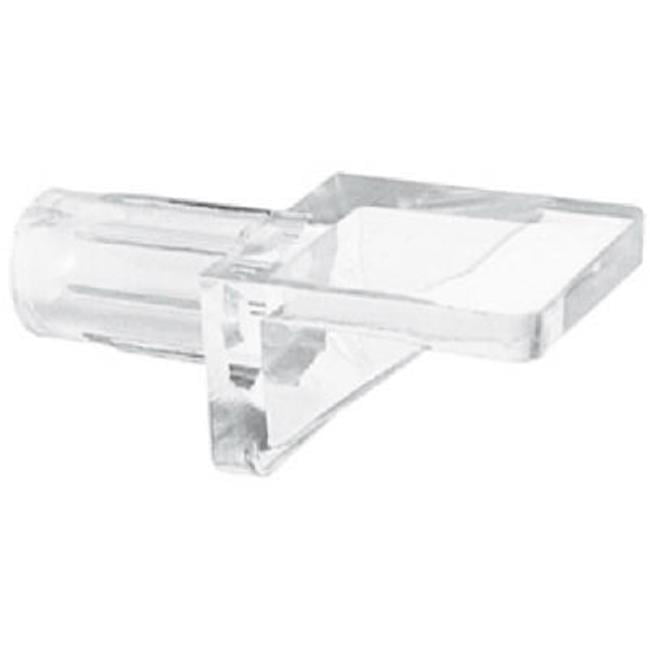 Shelf Supports Pegs 1/4 in., Clear Acrylic (12pack)