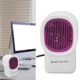 thumbnail image 4 of YAHHU 500W Fan Heater Quick Heating Noise Reduction Vertical Tabletop Air Warmer for Home, White[cite: 1], 4 of 4