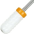 thumbnail image 6 of Pana 3/32" White Ceramic Smooth Top Small Barrel Nail Drill Bit - 2X Coarse Grit, 6 of 6