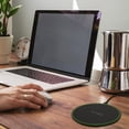 thumbnail image 3 of Waiimak 15W Ultra Thin Round Qi Wireless Charger Gift Desktop Mobile Wireless Charger, 3 of 9