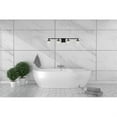 thumbnail image 2 of Phineas 4 lights bath sconce in black with clear crystals, 2 of 2
