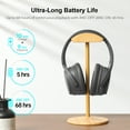 thumbnail image 3 of Edifier WH700NB Wireless Active Noise Cancellation Over-Ear Headphones - Grey, 3 of 8