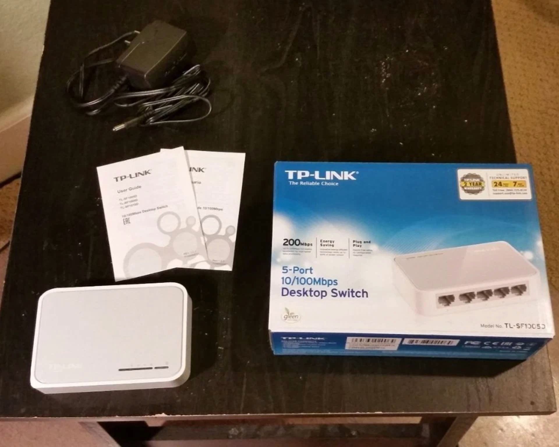CRESTIN- Tp-Link 5 Port Fast Ethernet Switch | Desktop Ethernet Splitter | Ethernet Hub