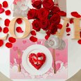 thumbnail image 4 of FYTPOV Romantic Red Placemats, Love Pattern Placemats for Kitchen and Dining, Valentines Day Decorations, Christmas Placemats for Party Home Decor, Table Decor, 18x12 in, 4 of 6