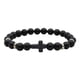 thumbnail image 1 of Pulsera de hilo elástico de piedra natural | Cuentas de 8 mm | Talla única ajustable para la mayoría de las muñecas | Joyería de salud y bienestar para parejas y familias, 1 of 1