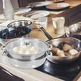 thumbnail image 2 of 1 Set Kitchen Steamer Food Steaming Pot Stainless Steel Steaming Pot Cookware, 2 of 8