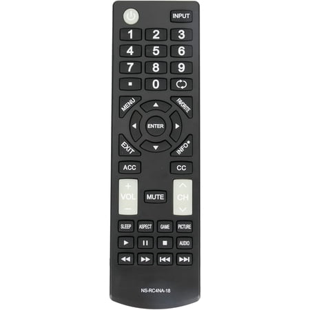 NS-RC4NA-18 Replaced Remote fit for Insignia LCD/LED TV NS-55D420MX18