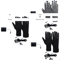 thumbnail image 2 of Heated Motorcycle Gloves Usb Rechargeable 3 Heating Levels Non-slip Touchscreen Mittens for Motorcycle Work Ski Hunting Riding Hiking, 2 of 8