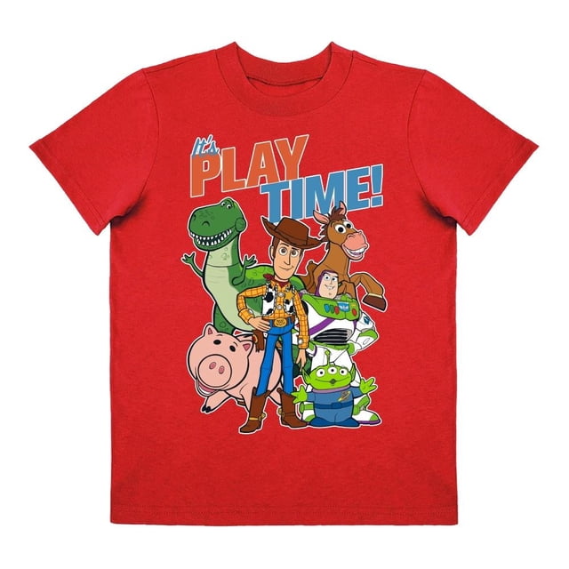Playera Para Niño Disney Toy Story Cuello Redondo Manga Corta Talla 6 Rojo