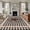 Black, variant on 2'x6' Rug Runners for Hallways Kitchen, Farmhouse Non Slip Entryway Beside Floor Carpet Runner, Vintage Star Retro Rustic Checked Grid Lodge Laundry Room Bedroom Throw Rugs Mat for Family Pet