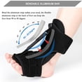 thumbnail image 2 of Férula nocturna para fascitis plantar, soporte ortopédico para caída del pie, férulas nocturnas ajustables para fascitis plantar, soporte para tendinitis de Aquiles, 2 of 9