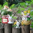 thumbnail image 2 of Succulents Planter Pot Rabbit Shaped Flowerpot for Succulents Cactus Plant Pot, 2 of 8