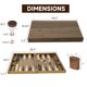 thumbnail image 4 of Juego de tablero de backgammon GSE Games & Sports Expert Wooden, 4 of 7
