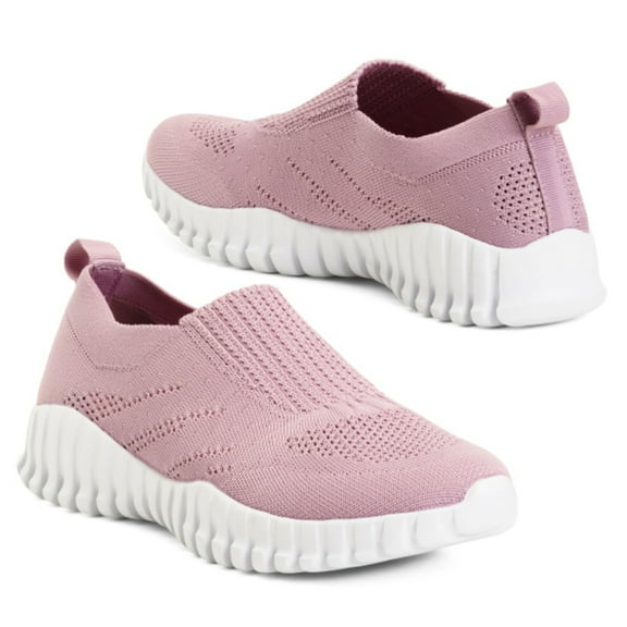 BERNIE MEV Women's Gravitas Stretch Comfort Shoes Casual Sneakers (Pink, 38)