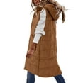 thumbnail image 2 of Vedolay Winter Coats for Women 2023 Trench Coat Lightweight Long Coat Soft Outerwear Jacket A,L, 2 of 4