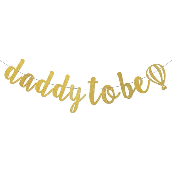 Daddy to Be Banner for Baby Shower,Dadchelor Diaper Party Favor for Father to Be,Pregnancy Announcement Party Decorations