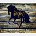 thumbnail image 2 of CafePress - Black Horse Barnwood Cowboy Mousepad - Non-slip Rubber Mousepad, Gaming Mouse Pad, 2 of 6