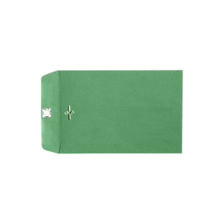 LUXPaper 10 x 13 Clasp Envelopes, Bright Green, 250/Pack