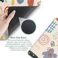 thumbnail image 4 of Large Creative Cartoon Doodle Extended Gaming Mouse Pad Desk Mat NonSlip Rubber Base Stitched Edges Perfect for Laptop and PC Users 35.4 x 15.7 inches, 4 of 6