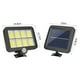 thumbnail image 2 of Lámparas de calle de jardín con sensor de movimiento PIR impermeable de luz de pared solar LED para exteriores, 2 of 9