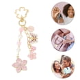 thumbnail image 4 of Unique Bargains 1 Pc Handbag Charm Keychain Flower Bag Accessories Pink, 4 of 6
