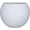 White, variant on Large Round Fiberstone Planter, 13.5 Inch Height x 17 Inch Diameter with 12 Inch Pot Opening and Drainage Hole, Black Indoor Outdoor Garden Pot for Patio and Home