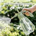 thumbnail image 4 of Xecvkr Pneumatic Watering Can 1.5L Household Pressure Spray Bottle Adjustable Mist Stream Transparent Garden Flower High Capacity Plastic Green Yellow 1Pc, 4 of 6