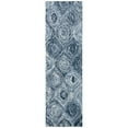 thumbnail image 5 of SAFAVIEH Ikat Kim Geometric Wool Area Rug, Grey, 8' x 10', 5 of 9
