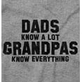 thumbnail image 2 of Grandpa Knows Everything Grandfather Men's Long Sleeve Tee T Shirt Brisco Brands S, 2 of 6