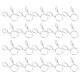 thumbnail image 4 of 20pcs Bordes del hogar Ganchos Dormitorio Anillos a prueba de viento Ganchos de barra transversal, 4 of 6