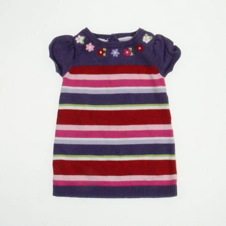 

Pre-owned Unknown Brand Girls Multi | Stripes Sweater Dress size: 12-18 Months
