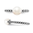 thumbnail image 4 of White Freshwater Cultured Pearl Ring in Sterling Silver, 4 of 5