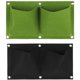 thumbnail image 1 of Bolsa de plantación de plantas Colgante de pared vertical Balcón Flor Bolsa de plantación de árboles verdes Bolsa de plantación de múltiples puertos de pared cuadrada 2 piezas 2 bolsas ER, 1 of 5