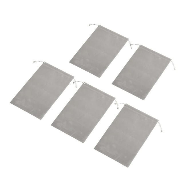 5 Pcs Sac de Transport pour Casque Portable, Rangement de Casque de Voyage, Grande Capacité Pochette Douce à Cordon, pour Casques de Jeu, Écouteurs, Écouteurs, Robuste et Durable