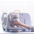 thumbnail image 5 of Bolsa de mensajero para mascotas y gatos, bolsa de transporte portátil para perros y gatos, mochila de cápsula espacial portátil de gran capacidad, 5 of 5