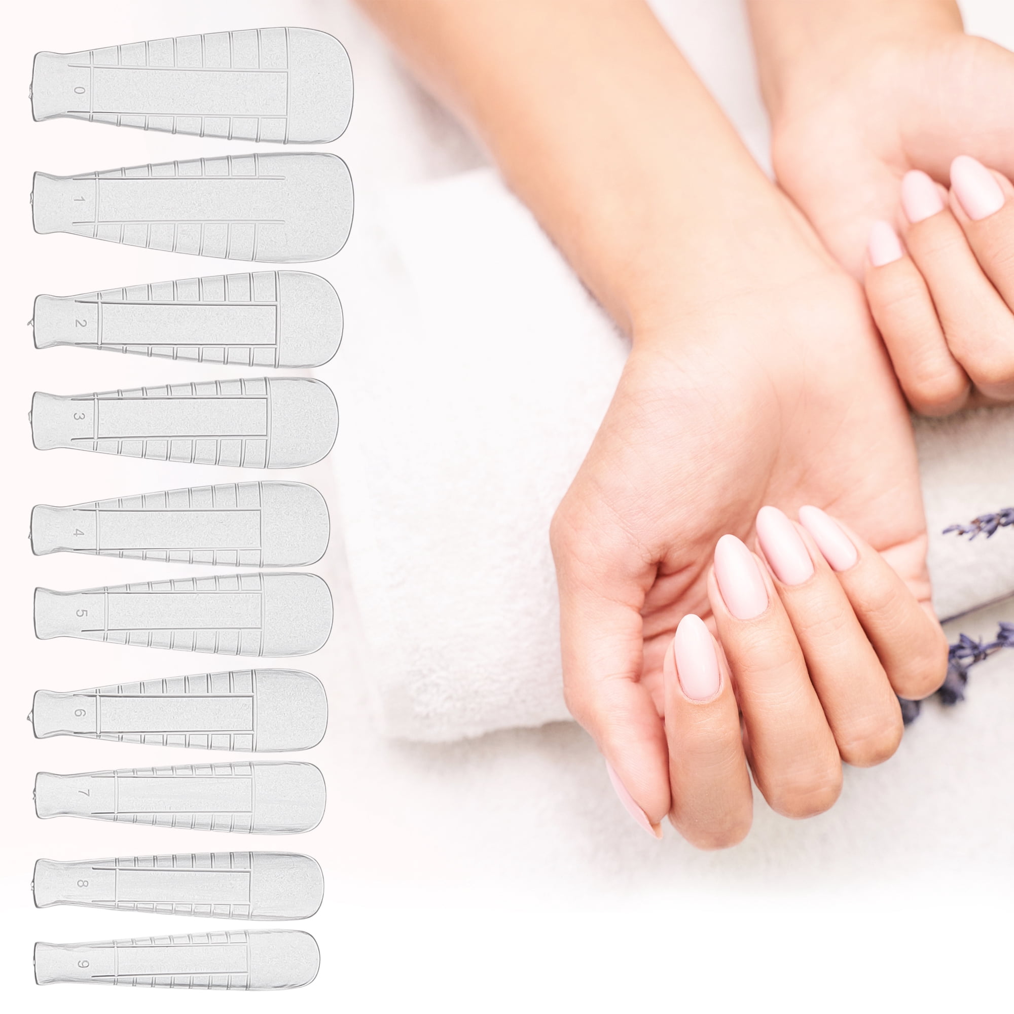 Unique Bargains Scale Faux Crystal Extension Fake Nails 120 Pcs [JM-14]