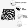 thumbnail image 6 of Daiia Leopard And Zebra 2 Men's Underwear Boxer Briefs, Cotton Stretch Moisture-Wicking Underwear-Small, 6 of 9