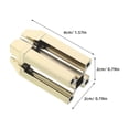 thumbnail image 2 of FESTFENDS 2Pcs Golden Eyebrow Tool with Flat Tip and Four Way Precision Sharpener, 2 of 6