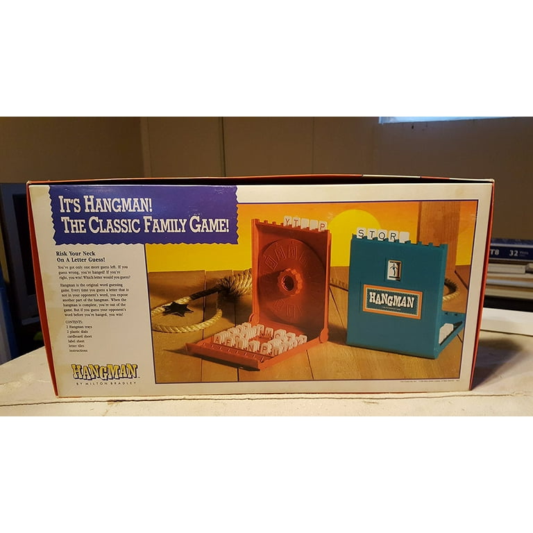  Milton Bradley 1988 Hangman Board Game : Toys & Games